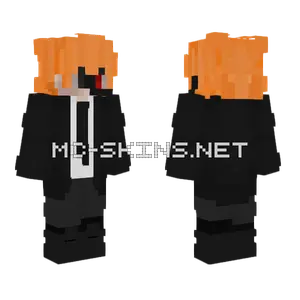 Vaki Orange Hair Minecraft skin