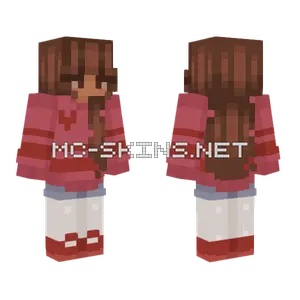 Valentine Girl Minecraft skin