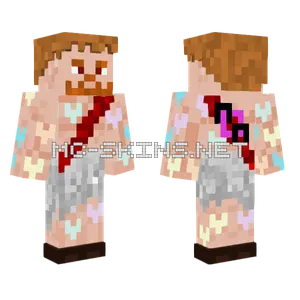 Valentines Day Aqual Minecraft skin