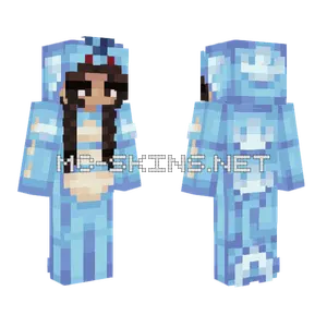 Valkyrae Matching Pokemon Onesie Minecraft skin