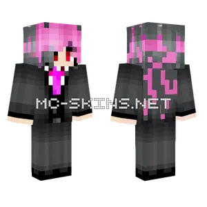 Vampireahahaha Girl Minecraft skin
