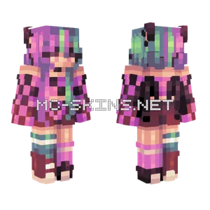 Vaporwave SF10 Minecraft skin