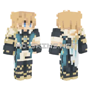 Varka Genshin Impact Minecraft skin