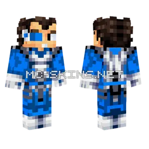 Vegeta Azul Minecraft skin