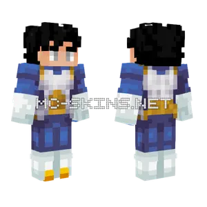 Vegeta Blue Minecraft skin
