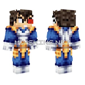 Vegeta Blue Minecraft skin