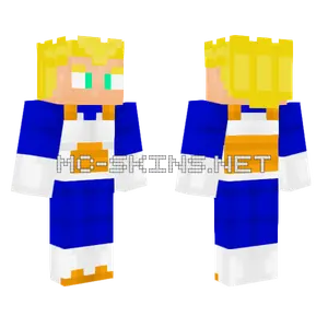 Vegeta SSN Fase1 Minecraft skin