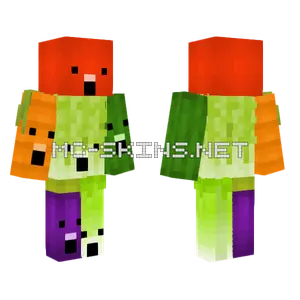 Veggie Man Tomato Minecraft skin