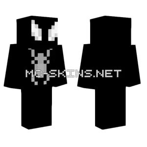 Venom Second Layer Minecraft skin