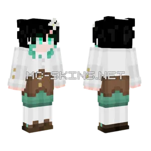 Venti No Cape Genshin Minecraft skin