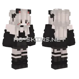 Vermeow Cat Girl Minecraft skin