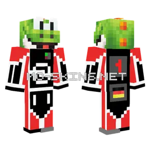 Versh1 Green Outfit Minecraft skin