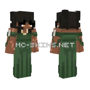 Vesta Lottatore Green Minecraft skin
