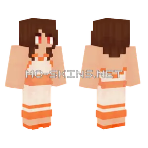 Vestido Minecraft skin