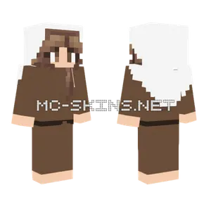 Vestido Marron Minecraft skin