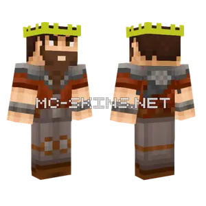 Viking King Minecraft skin