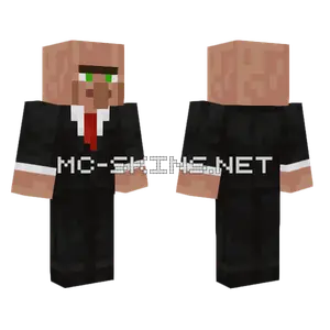 Villager Business Suit Minecraft skin