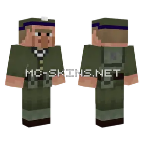 Villager General Minecraft skin
