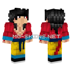 Villager Goku SS4 GT Minecraft skin