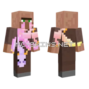 Villager Parasitized Minecraft skin