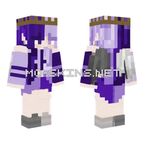 Violet Angel Queen Minecraft skin