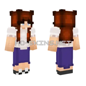 Violet Baudelaire Minecraft skin
