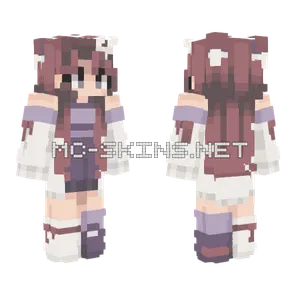 Violet Clouds Minecraft skin