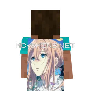 Violet Evergarden cape, outside and lining
