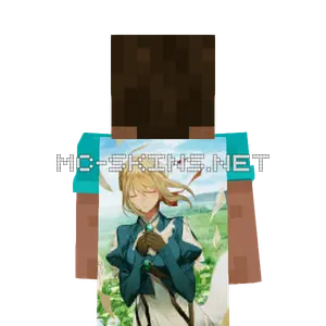 Violet Evergarden Flying cape, outside and lining
