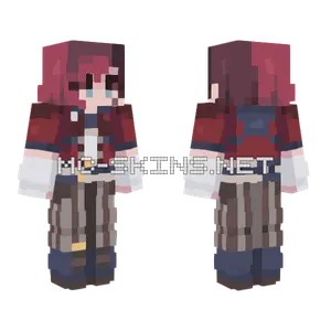 Violet Girl Minecraft skin