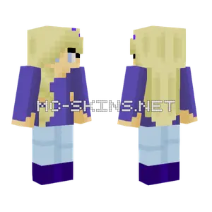 Violet Sky Girl Minecraft skin