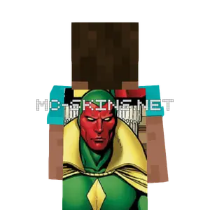 Vision cape, outside and lining