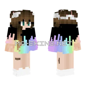 Viviantte Brown Hair Girl Minecraft skin