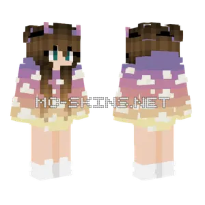 Viviantte Sunset Clouds Minecraft skin