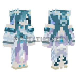 Vodyanitsa Genshin Impact Minecraft skin