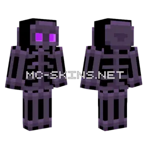 Void Skeleton Filled Minecraft skin
