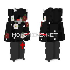 Void With Red Glint Minecraft skin