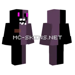 Voidwalker Magenta Eyes Minecraft skin