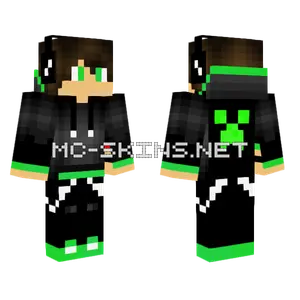 Vova Better Green Hoodie Minecraft skin