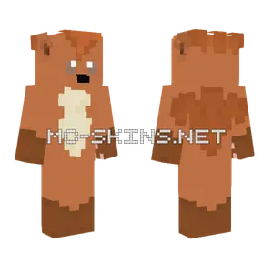 Vulpix Animal Skin Minecraft skin