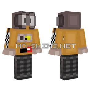 Wall-E Robot Minecraft skin