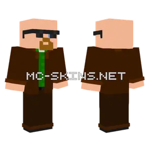 Walter White Minecraft skin