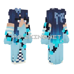 Warden Girl Finished Minecraft skin