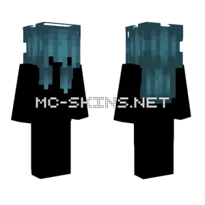 Warden Girl Hair Base Minecraft skin