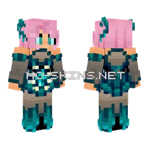Warden Snowkit Minecraft skin