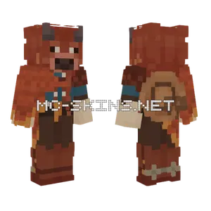Warm Cow Masquerade Minecraft skin