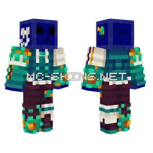 Warped Flower Frenzy Minecraft skin