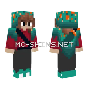 Warped U Minecraft skin