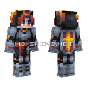 Warrior Of Flames Boy Minecraft skin