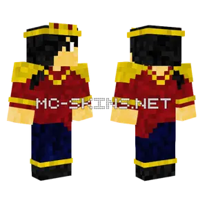 Warrior Princess Minecraft skin